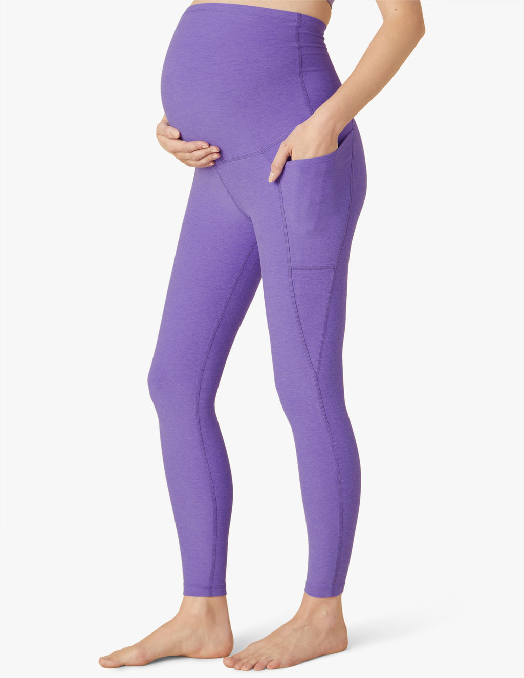 Spacedye Love the Bump Maternity Pocket Midi Legging Featured Image