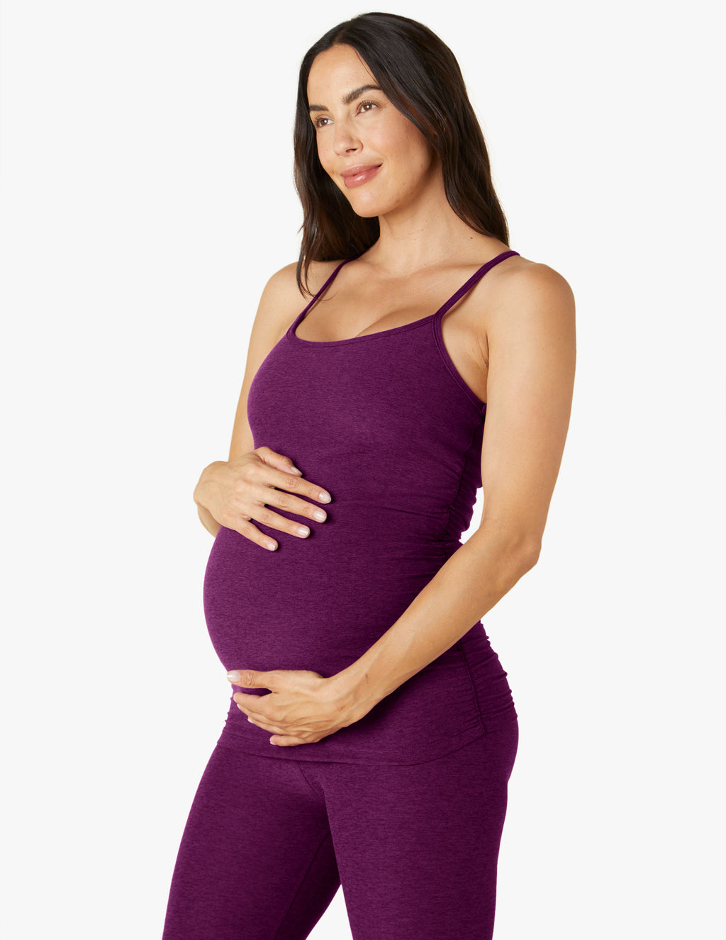 Spacedye Keep Your Cool Maternity Slim Racerback Tank Featured Image