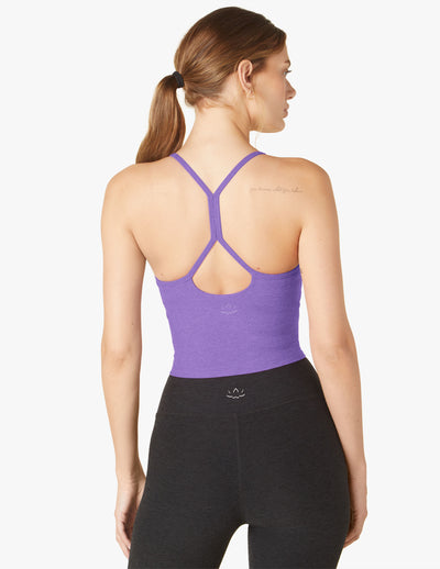 purple crop top