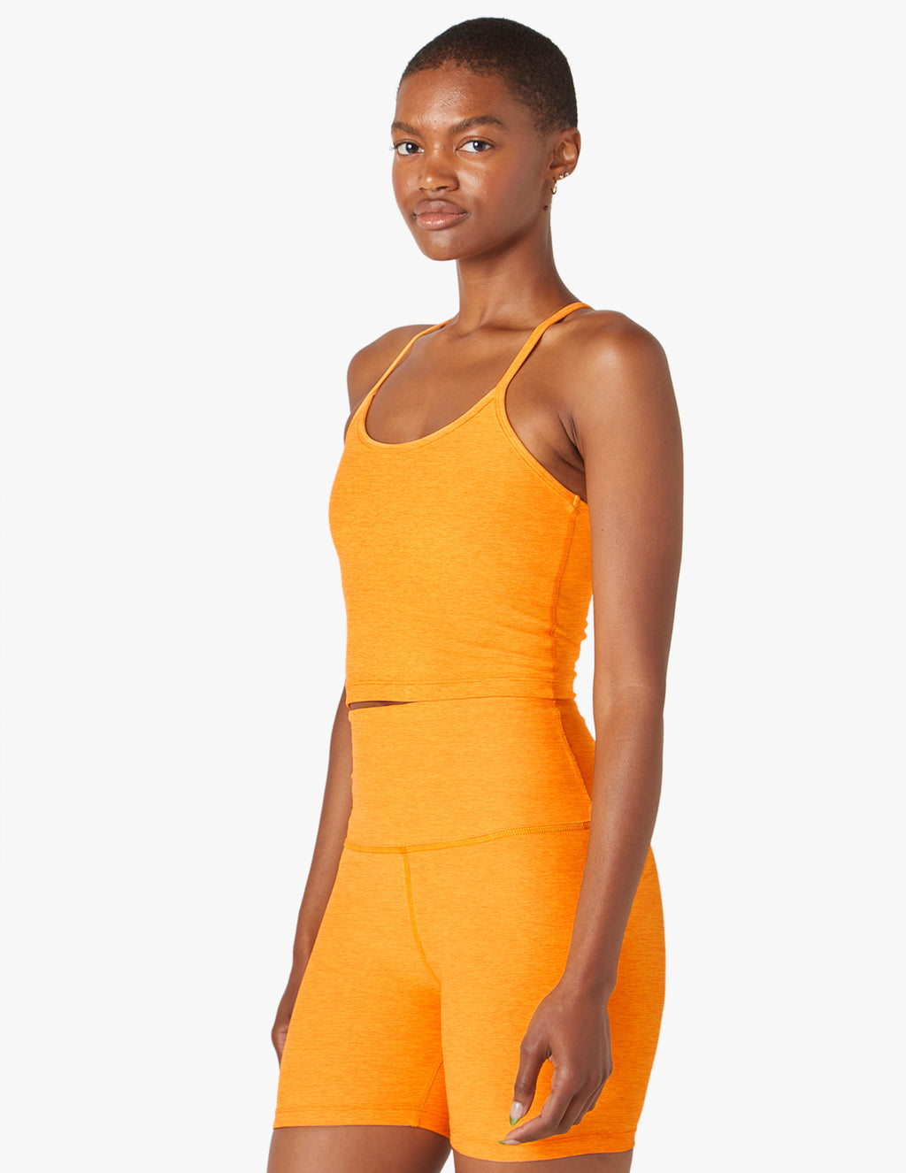 Spacedye Slim Racerback Cropped Tank Secondary Image