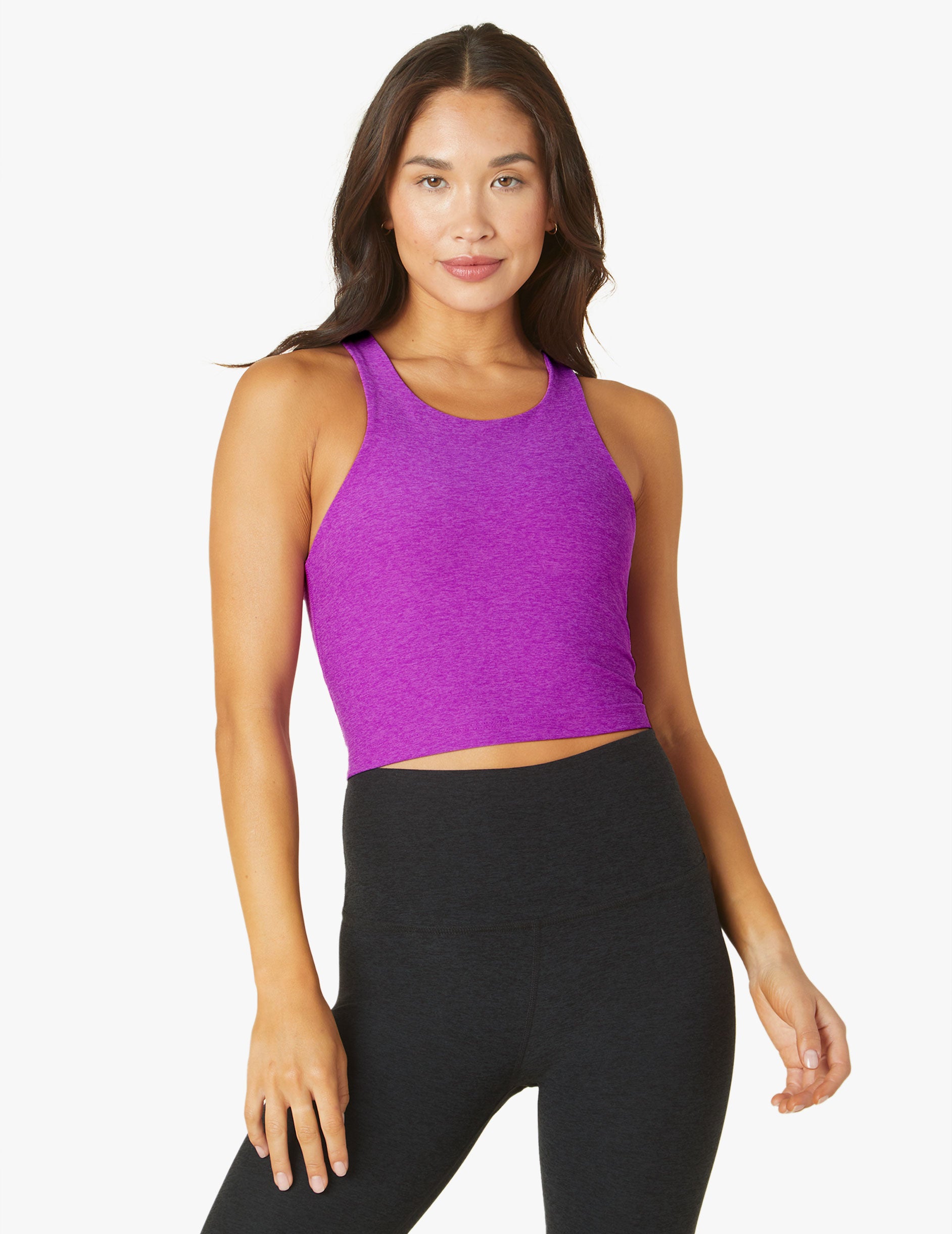 Spacedye Focus Cropped Tank| Beyond Yoga