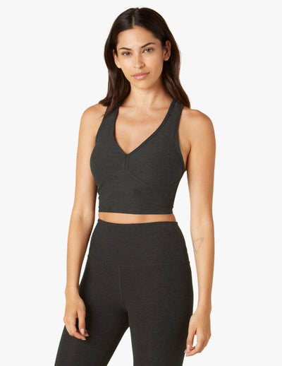 black sports bra top