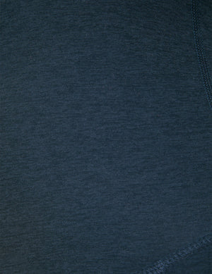 blue maternity biker short with pocket at sides