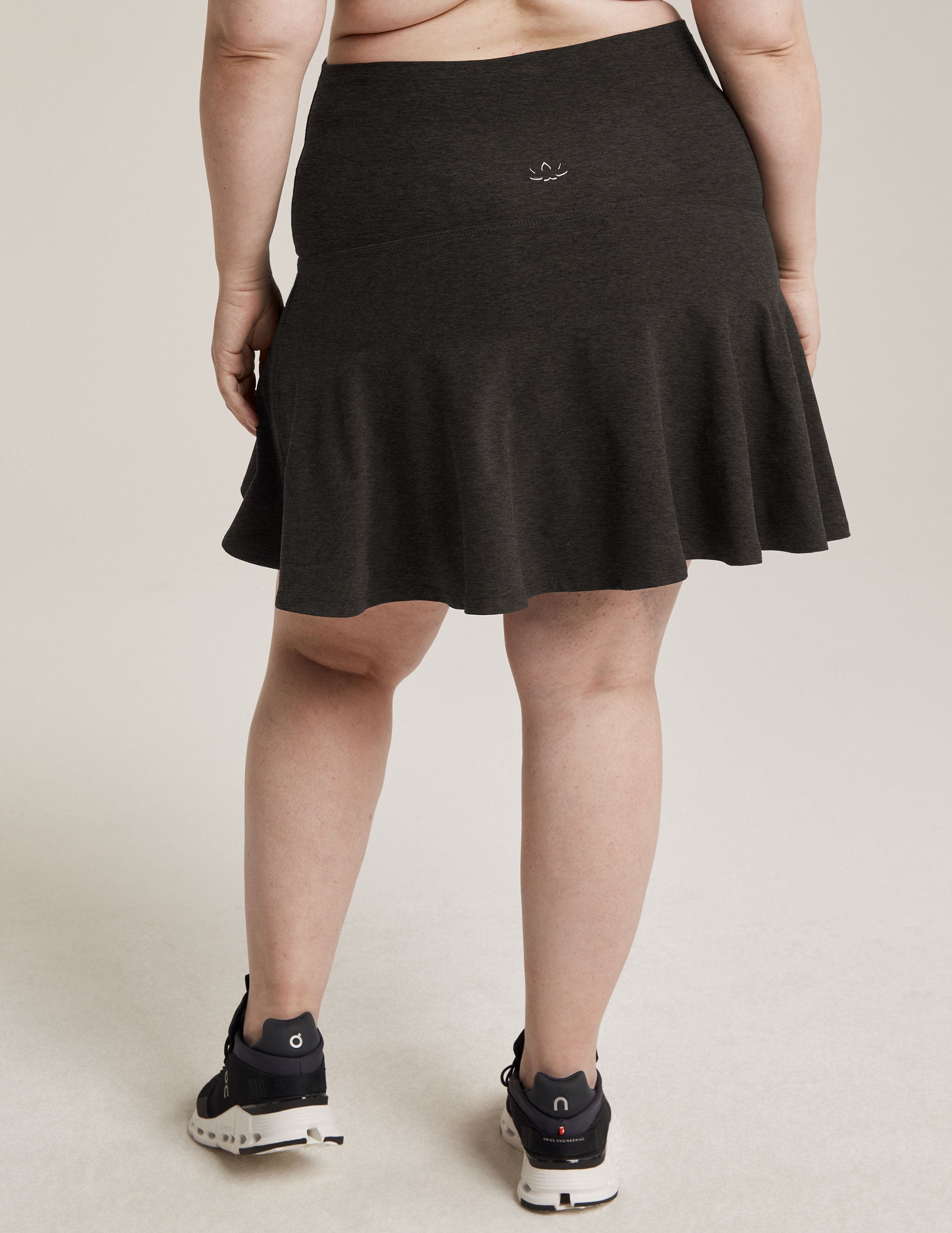 black maternity mini skirt