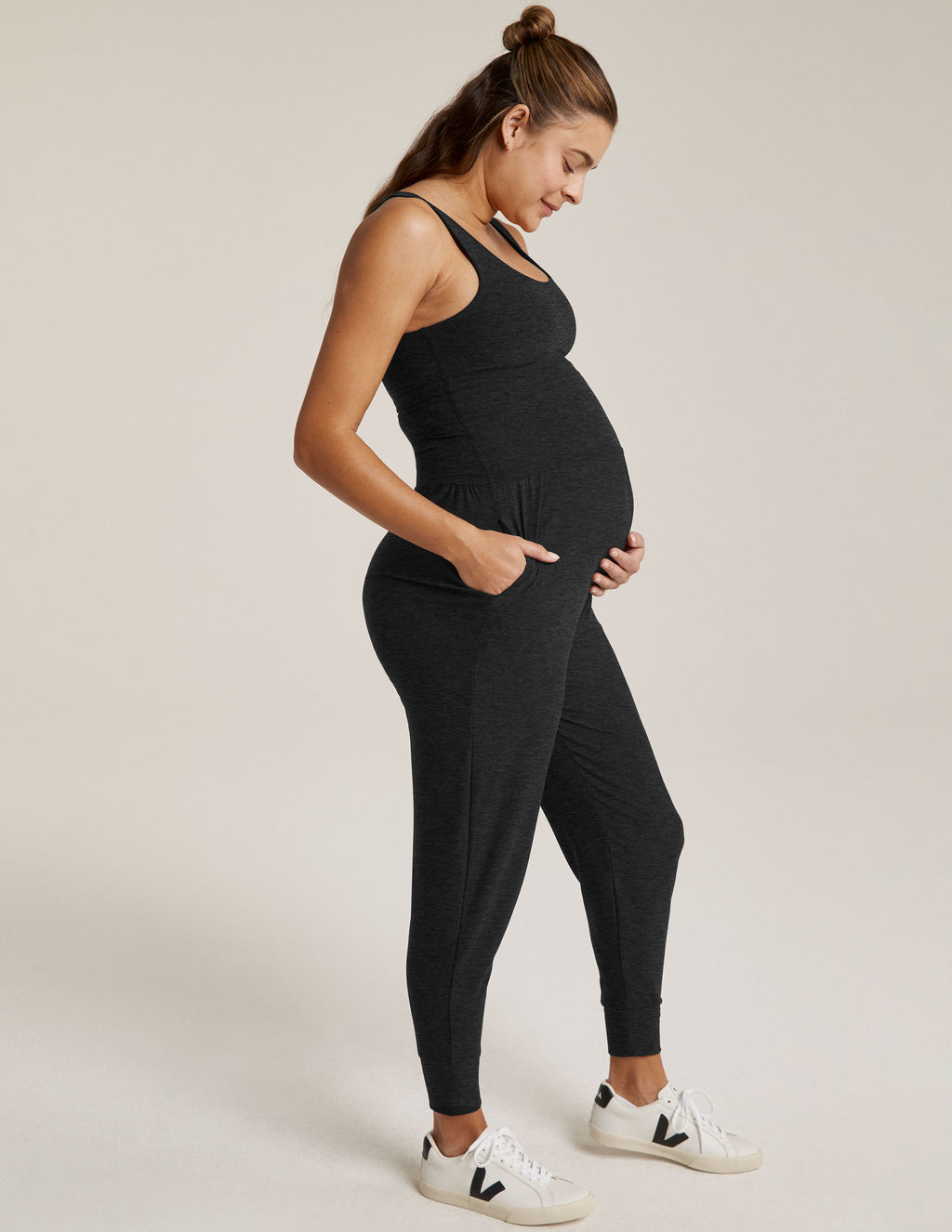 Spacedye Grow In Comfort Maternity Jumpsuit Secondary Image