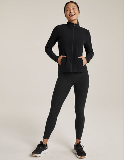 Women's Running Track Jacket, Women's Workout Yoga Jacket Long Sleeve Slim  Fit Yoga Sports Running Tops with Full Zip